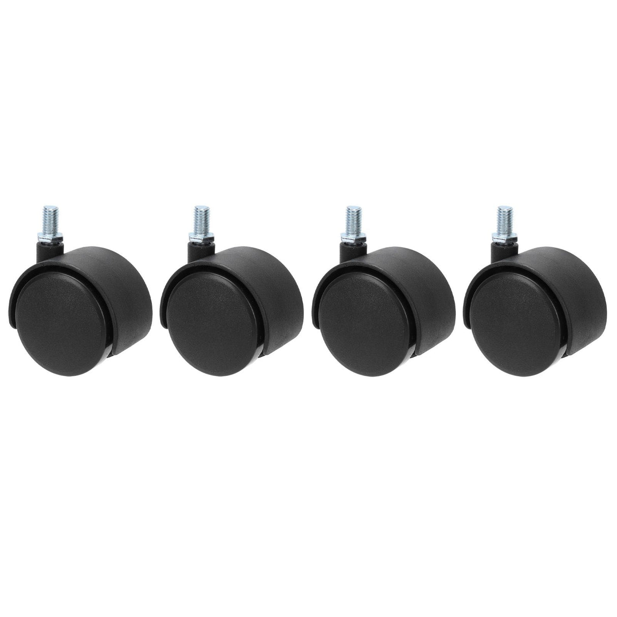 4Pcs 2in Caster Waterproof 360 Degree Rotatable Universal Wheels for Cabinet Trolley