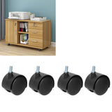 4Pcs 2in Caster Waterproof 360 Degree Rotatable Universal Wheels for Cabinet Trolley - Extra Image
