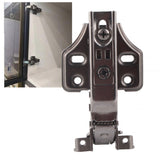 Hydraulic Mute Aluminum Frame Door Hinge Punch Free Wardrobe Cabinet Door Hinge Hardware - Extra Image