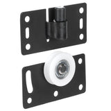 Sliding Door Wheel Set Cold Rolled Steel Door Pulley Hardware for Cabinet Closet Wardrobe - 45-Degree Angle