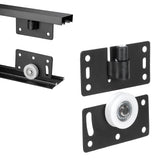 Sliding Door Wheel Set Cold Rolled Steel Door Pulley Hardware for Cabinet Closet Wardrobe