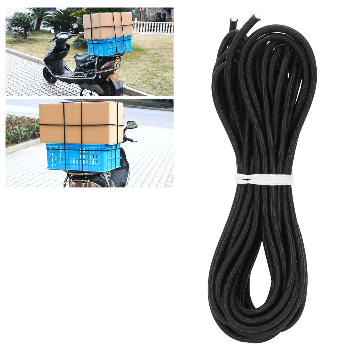 10m Round Elastic Band Cord DIY Polypropylene Stretch String Rope Clothes Accessory