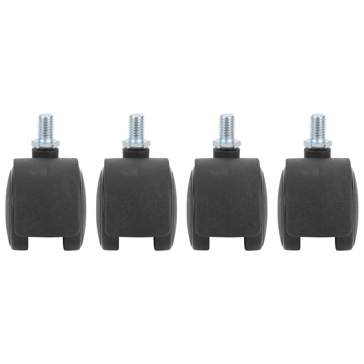 4Pcs 1.5in Casters 360 Degree Rotatable Universal Plastic Wheel for Cabinet Chair