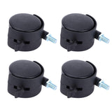 4Pcs 2in Universal Casters with Brake Mute 360 Degree Rotating Wheels Furniture Supply