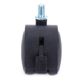 4Pcs 2in Universal Casters with Brake Mute 360 Degree Rotating Wheels Furniture Supply