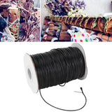1mmx160m Wax Rope Environmentally Friendly DIY HandWoven Waterproof Waxed Wire Cord Thread