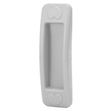 Gray NonDrill Glass Sliding Door Handle Paste Plastic Handle for Drawer Window Cabinet