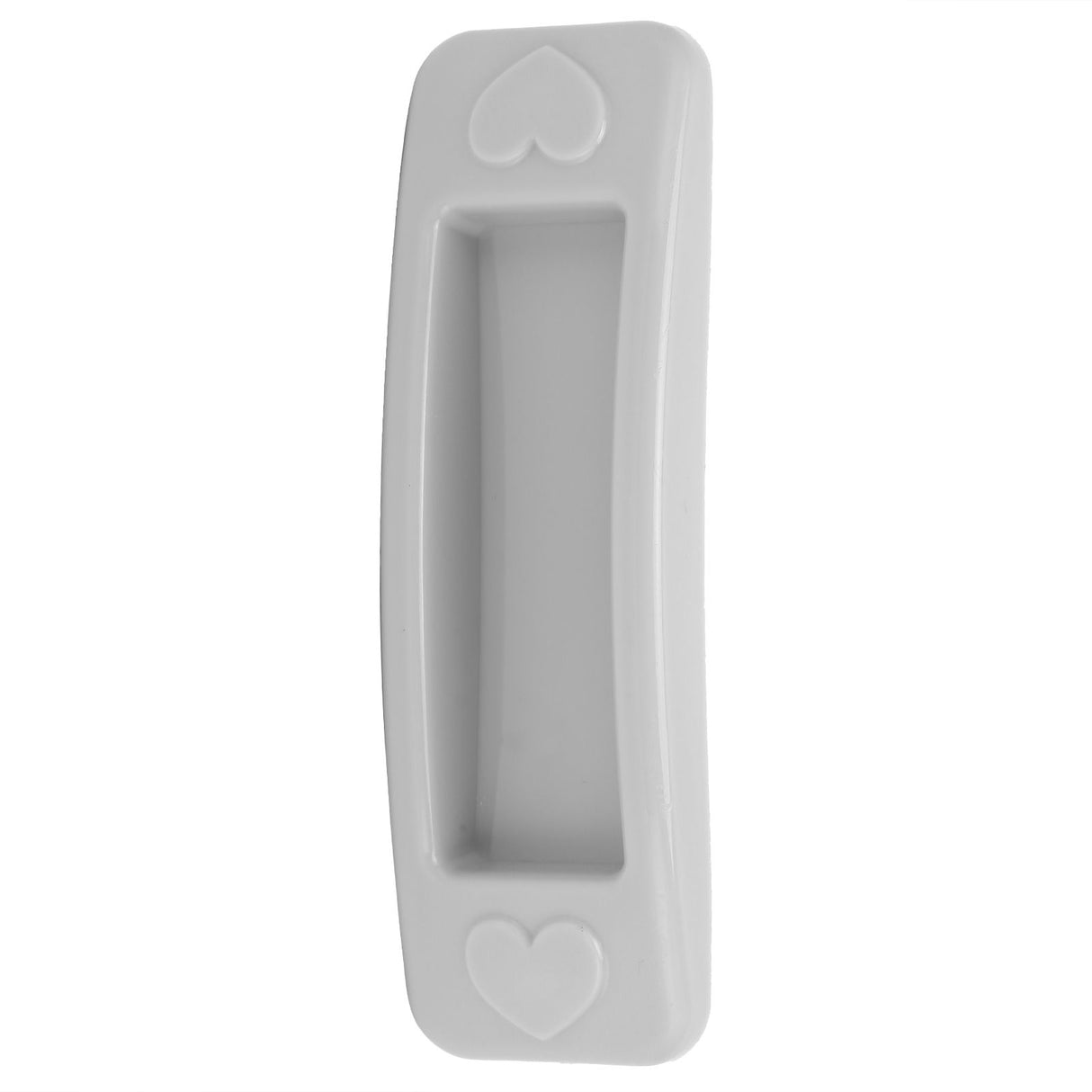 Gray NonDrill Glass Sliding Door Handle Paste Plastic Handle for Drawer Window Cabinet
