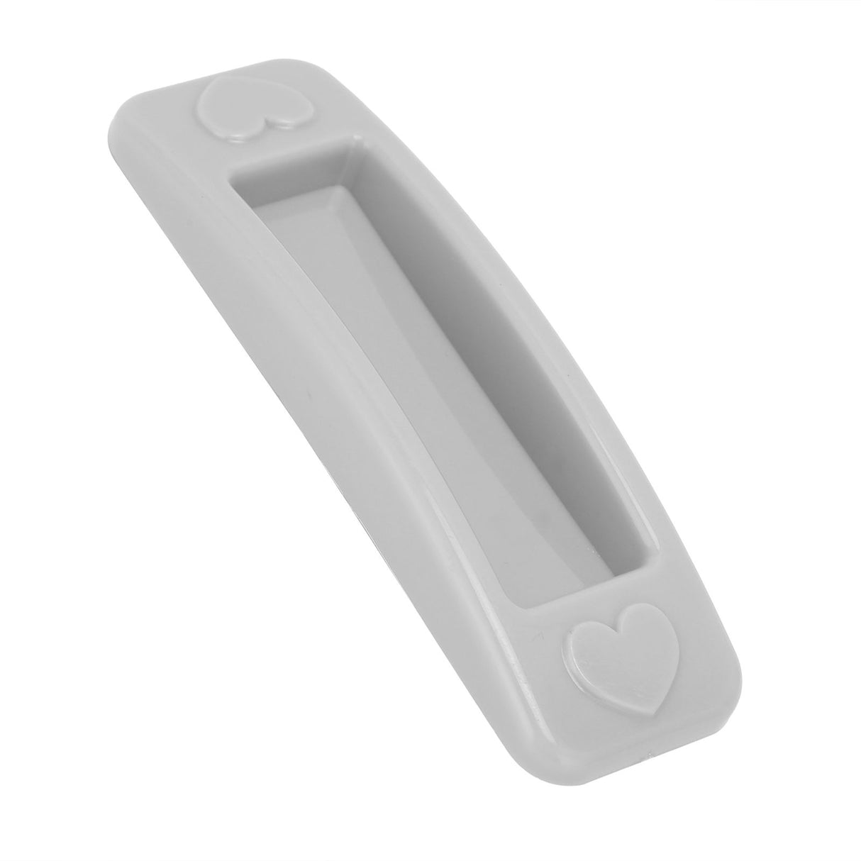 Gray NonDrill Glass Sliding Door Handle Paste Plastic Handle for Drawer Window Cabinet