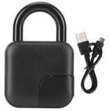 Fingerprint Lock AntiTheft Intelligent APP Bluetooth Padlock for Warehouse Dormitory Bicycle