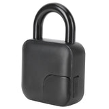 Fingerprint Lock AntiTheft Intelligent APP Bluetooth Padlock for Warehouse Dormitory Bicycle - Front View