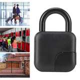 Fingerprint Lock AntiTheft Intelligent APP Bluetooth Padlock for Warehouse Dormitory Bicycle - Extra Image