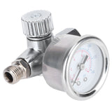 1/4in Spray Guns Air Pressure Regulator Pressure Regulating Adjusting Valve Gauge - Extra Image