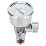 1/4in Spray Guns Air Pressure Regulator Pressure Regulating Adjusting Valve Gauge