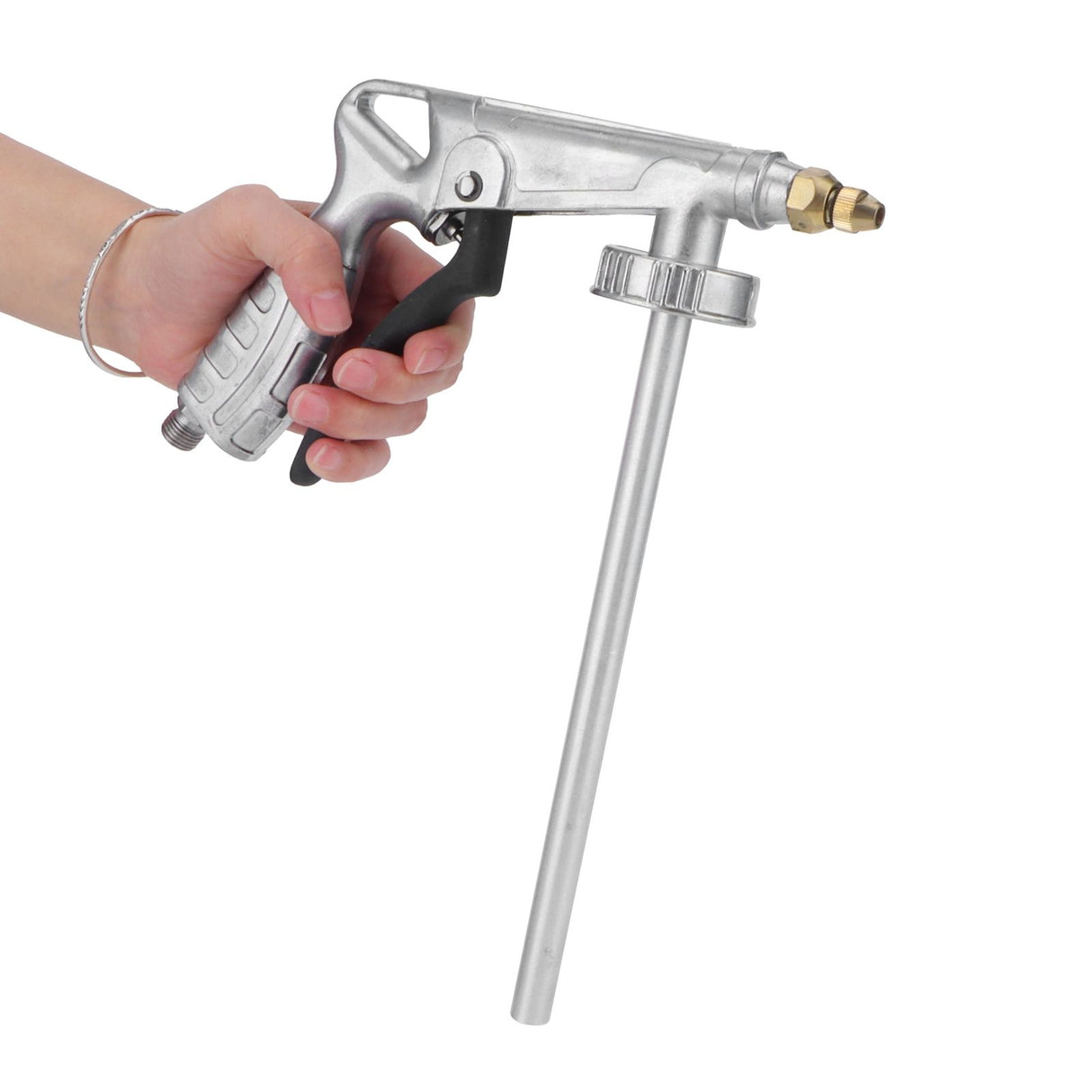 Adjustable Coating Gun Aluminum Alloy G1/4 Male Thread Painting Sprayer Airbrush