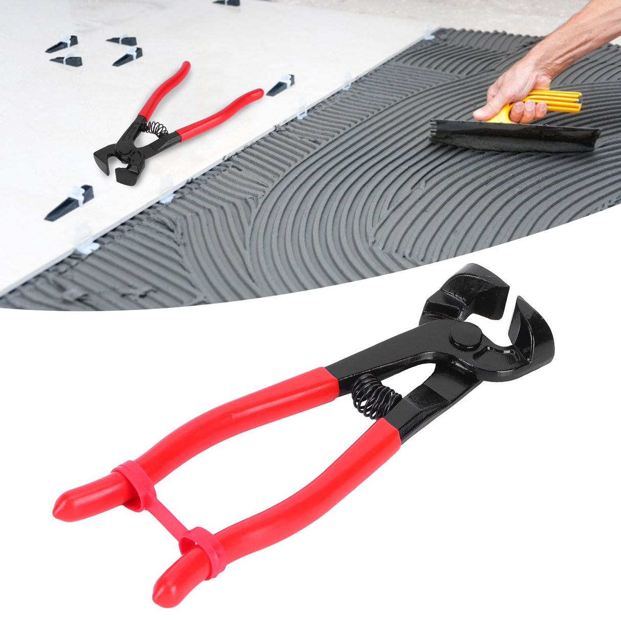 8in Glass Pliers Ceramic Tile Glass Trimming Cutter Household Hardware Repairing Tool