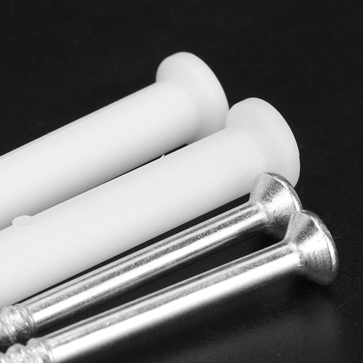 20Set Expansion Screw Tube Kit Cabinet Frame Fixing Wall Anchor Furniture Hardware