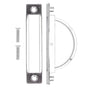 Concealed Handle Set Modern Tatami Cabinet 180° Rotatable Embedded Pull Handle Parts