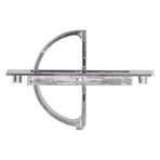 Concealed Handle Set Modern Tatami Cabinet 180° Rotatable Embedded Pull Handle Parts