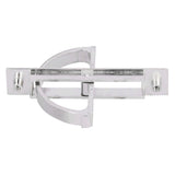Concealed Handle Set Modern Tatami Cabinet 180° Rotatable Embedded Pull Handle Parts - 45-Degree Angle