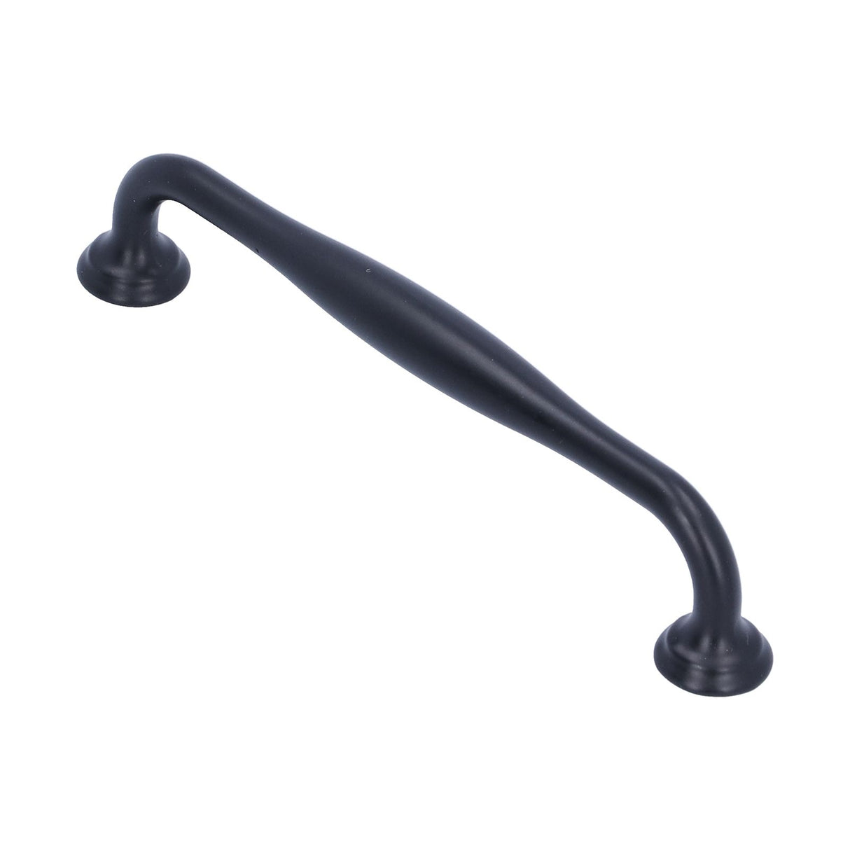Zinc Alloy Handle Matte Black Cabinet Drawer Handle Bathroom/Wardrobe Door Hardware