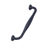 Zinc Alloy Handle Matte Black Cabinet Drawer Handle Bathroom/Wardrobe Door Hardware