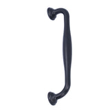 Zinc Alloy Handle Matte Black Cabinet Drawer Handle Bathroom/Wardrobe Door Hardware - Top-Down View