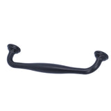 Zinc Alloy Handle Matte Black Cabinet Drawer Handle Bathroom/Wardrobe Door Hardware