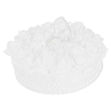 Ring Pillow Box Wedding with Ribbon Bowknot CakeShaped Pearl Rose Ceremony Supplies White(5905 ) - Side View