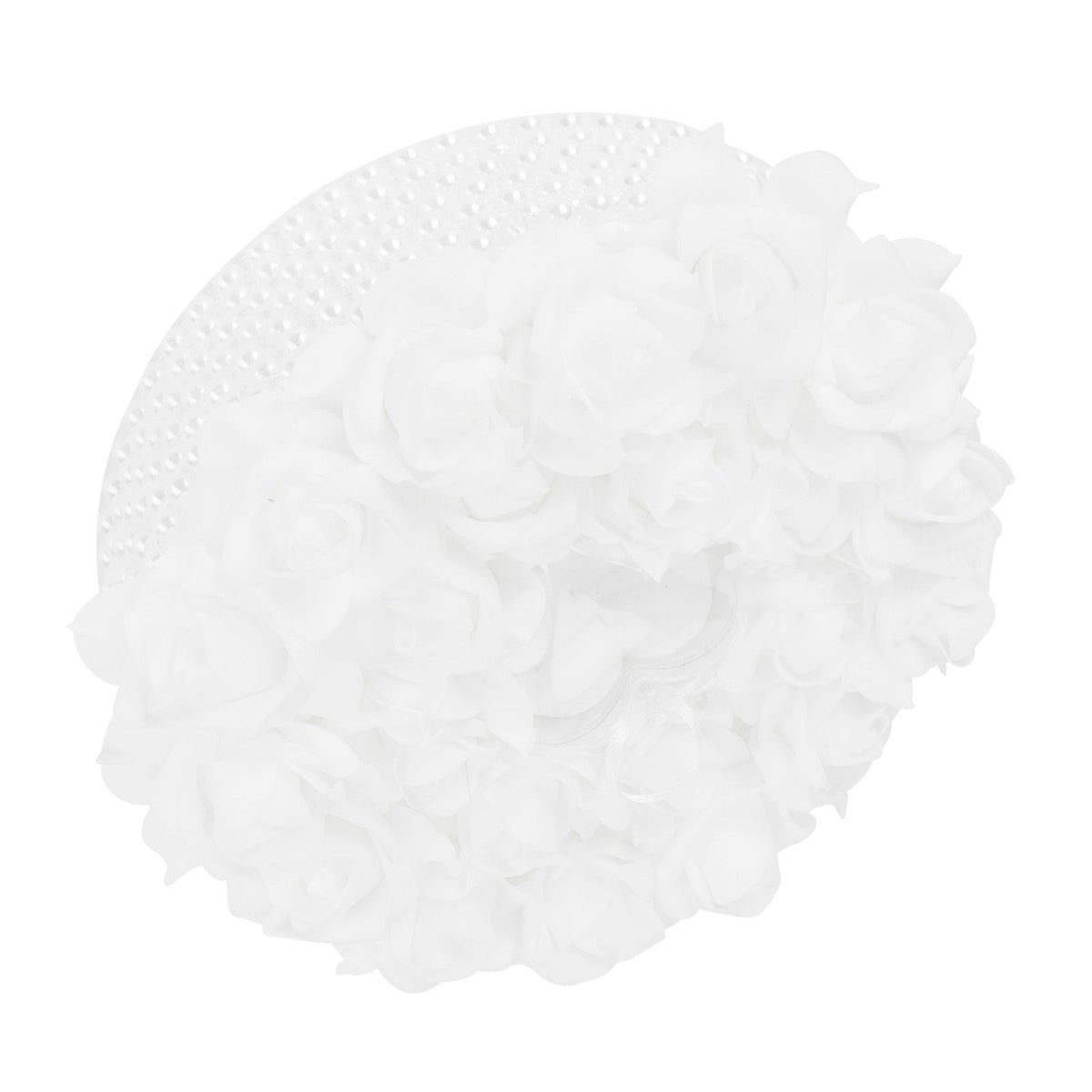 Ring Pillow Box Wedding with Ribbon Bowknot CakeShaped Pearl Rose Ceremony Supplies White(5905 )
