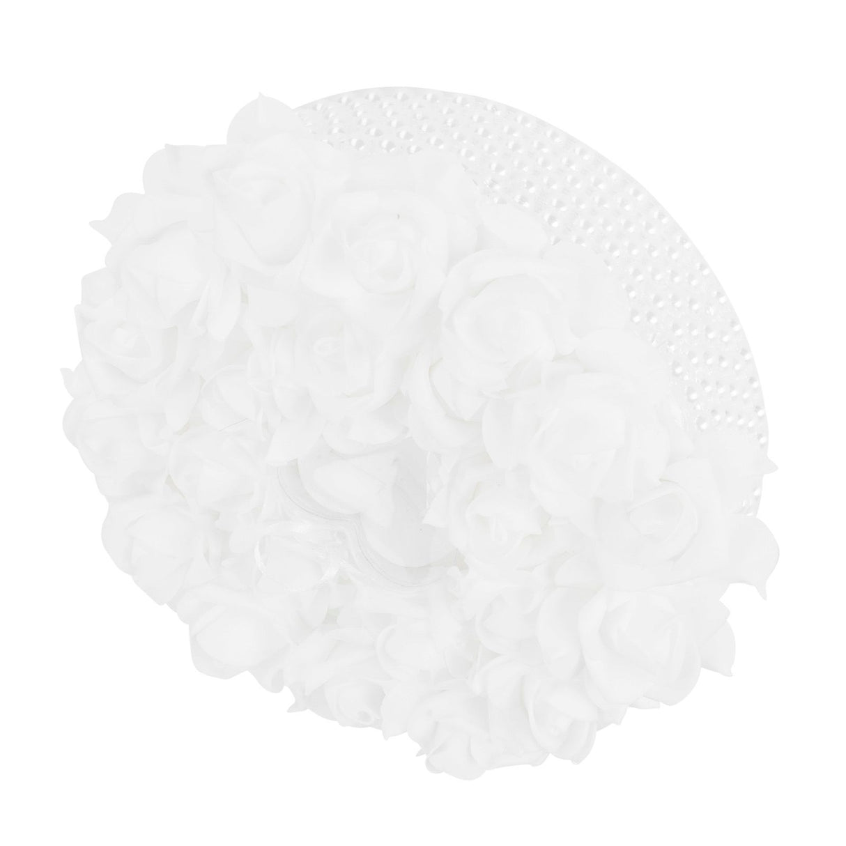 Ring Pillow Box Wedding with Ribbon Bowknot CakeShaped Pearl Rose Ceremony Supplies White(5905 )