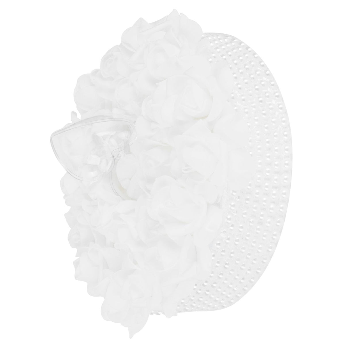 Ring Pillow Box Wedding with Ribbon Bowknot CakeShaped Pearl Rose Ceremony Supplies White(5905 )