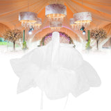 Flower Lace Basket White Romantic Flower Basket Candies Container Wedding Ceremony Decoration5709 Flower Basket L