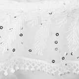 Flower Lace Basket White Romantic Flower Basket Candies Container Wedding Ceremony Decoration5707 Flower Basket L - Extra Image