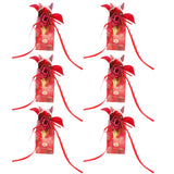 10 Set Candy Boxes Wedding Birthday Party Favor Gift Box with Ribbons DecorationRetro Flower Pattern - Close-Up Angle
