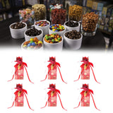 10 Set Candy Boxes Wedding Birthday Party Favor Gift Box with Ribbons DecorationRetro Flower Pattern