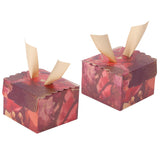 25 Sets Gift Candy Box for Party Christmas Birthdays European Weddings SuppliesEuropean Retro Flower Pattern(Golden Wing) S