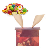 25 Sets Gift Candy Box for Party Christmas Birthdays European Weddings SuppliesEuropean Retro Flower Pattern(Golden Wing) S