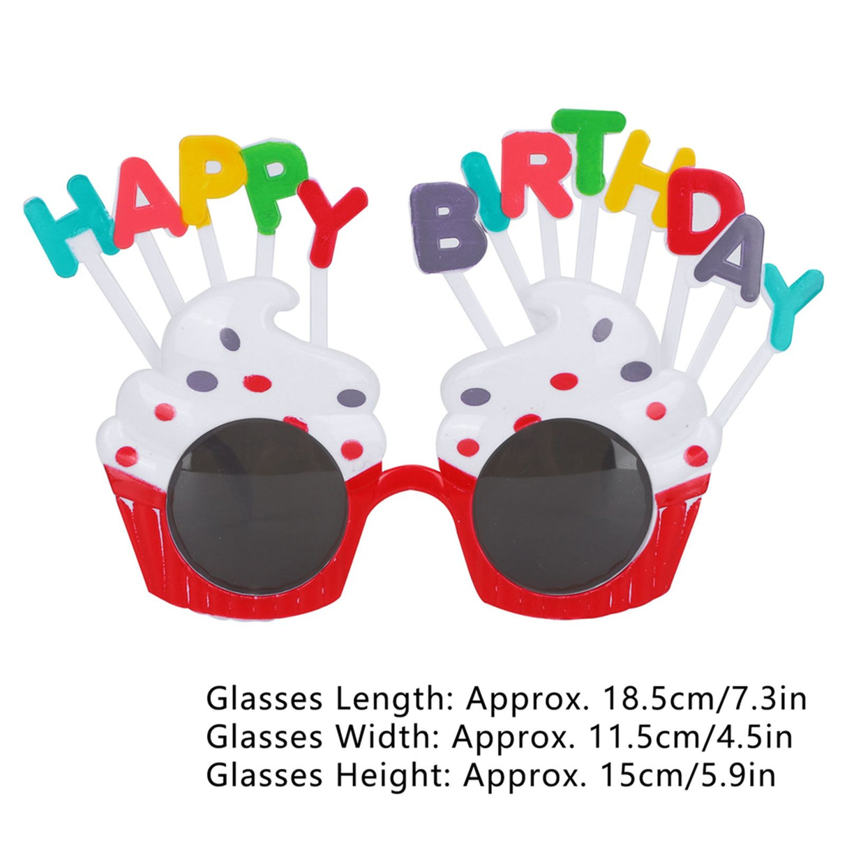 Birthday Funny Glasses and Foldable Party Cone Hats Birthday Supplies for Kids Adults