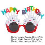 Birthday Funny Glasses and Foldable Party Cone Hats Birthday Supplies for Kids Adults - Extra Image
