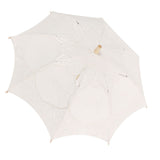 Lace Umbrella Wedding Bridal Parasol Umbrella for Photography Props Wedding SuppliesL Beige