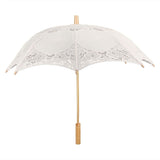 Lace Umbrella Wedding Bridal Parasol Umbrella for Photography Props Wedding SuppliesL Beige