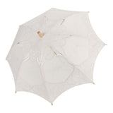 Lace Umbrella Wedding Bridal Parasol Umbrella for Photography Props Wedding SuppliesL Beige