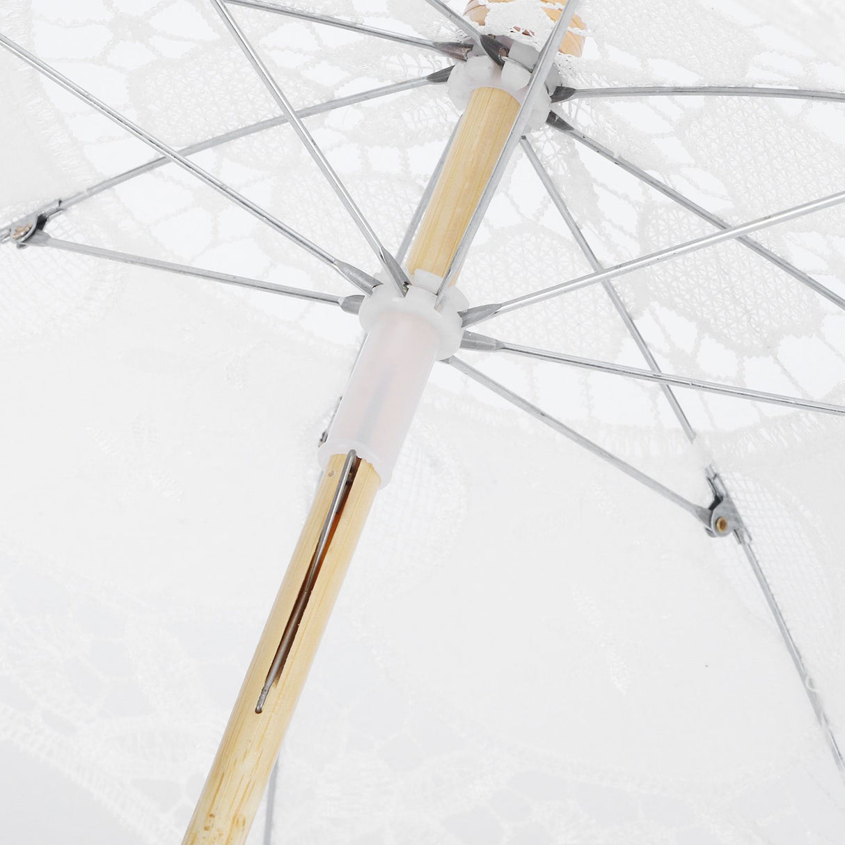 Lace Umbrella Wedding Bridal Parasol Umbrella for Photography Props Wedding SuppliesS White