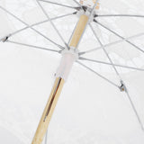 Lace Umbrella Wedding Bridal Parasol Umbrella for Photography Props Wedding SuppliesS White - Extra Image