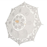 Lace Umbrella Wedding Bridal Parasol Umbrella for Photography Props Wedding SuppliesS Beige