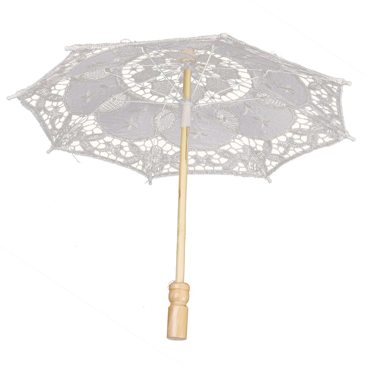Lace Umbrella Wedding Bridal Parasol Umbrella for Photography Props Wedding SuppliesS Beige