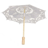 Lace Umbrella Wedding Bridal Parasol Umbrella for Photography Props Wedding SuppliesS Beige