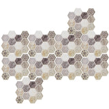 10Pcs Self Adhesive Sticker Background PVC Wall Decal Tile Sticker Home Decoration