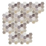 10Pcs Self Adhesive Sticker Background PVC Wall Decal Tile Sticker Home Decoration